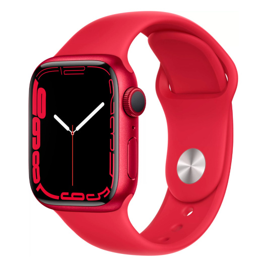 Умные часы Apple Watch Series 7 45mm Aluminium with Sport Band, PRODUCT RED