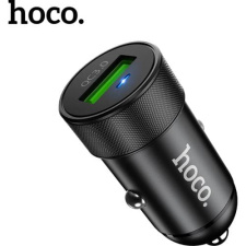Автомобильное зарядное устройство Hoco Z32 18W 3.0A Mini&Metal  Черный