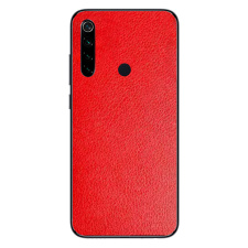 Гидрогелевое покрытие на заднюю панель смартфона Кожа красная