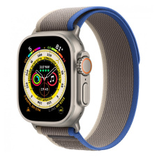 Apple Watch Ultra Умные часы Apple Watch Ultra GPS+Cellular 49mm Titanium Case  Blue/Gray Trail Loop M/L, (MQFF3) watch