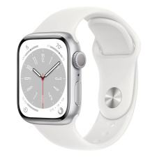 Apple Watch Series 8 Умные часы Apple Watch Series 8 41 мм Aluminium Case Sport Band Серебристый S/M (MP6L3) watch