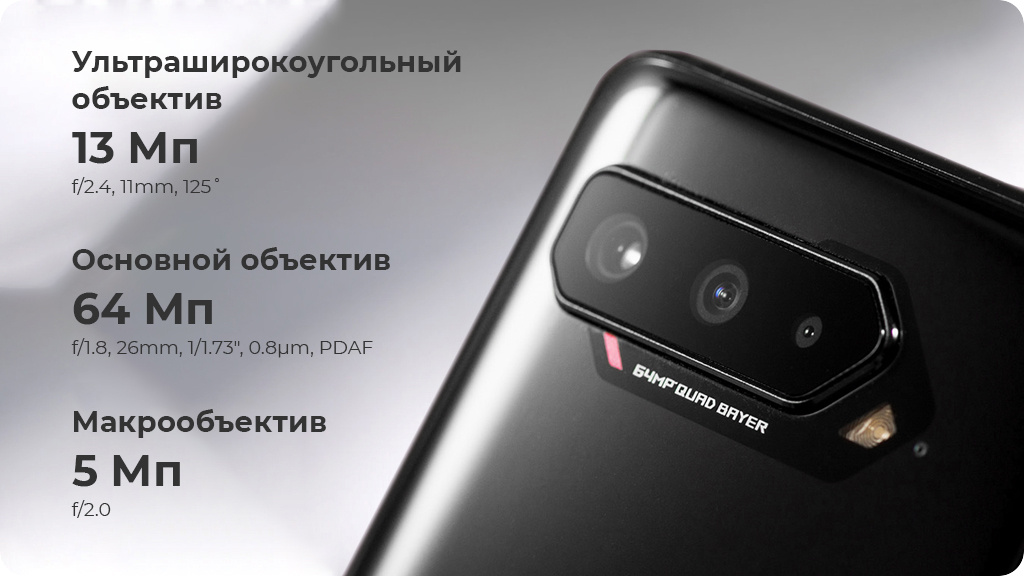 ASUS ROG Phone 5s 8/128GB Черный