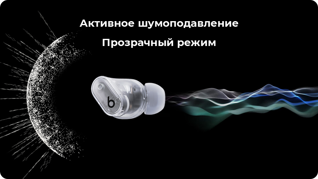 Беспроводные наушники Beats Studio Buds + Прозрачные