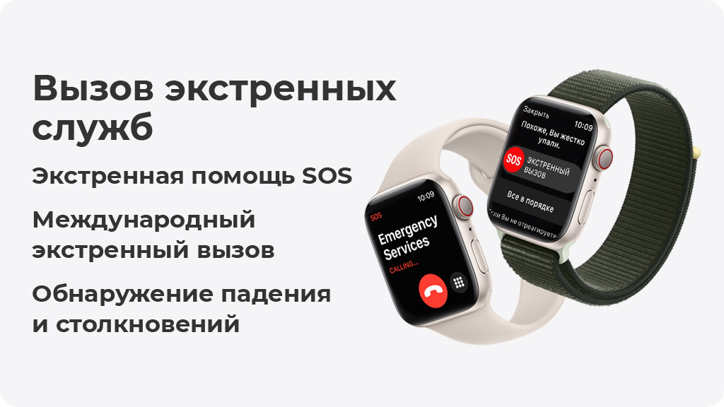 Умные часы Apple Watch Series SE 2023 Cellular 44мм Aluminum Case with Sport Band Темная ночь S/M