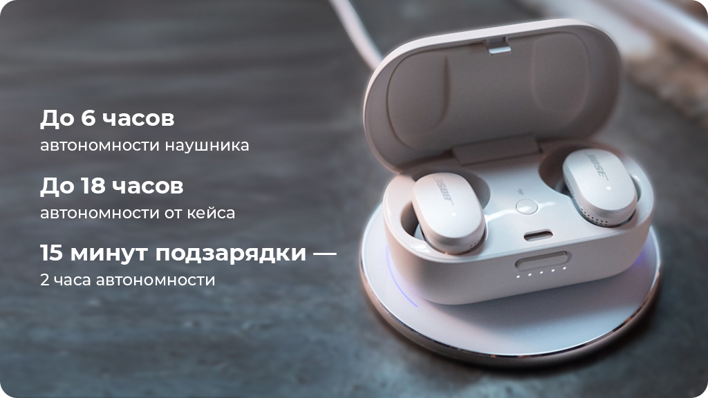 Беспроводные наушники Bose QuietComfort Earbuds, Белые